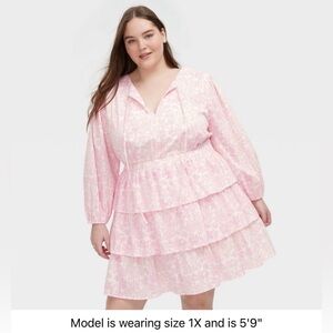 Target x Roller Rabbit Pink Floral Dress
